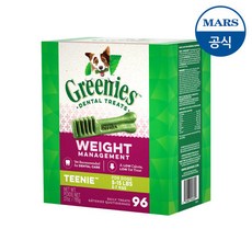 그리니즈 강아지 치석제거껌 애견간식, 그리니즈 티니 체중관리용 765g, 1개