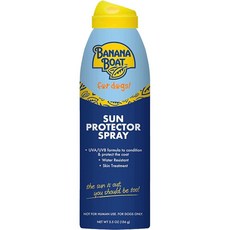 Banana Boat Dog 선스크린 스프레이 SPF50 Sun Protector 스프레이 for Dogs 156g, 4개