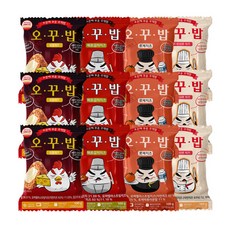 오꾸밥 카페이노스 구운주먹밥 치즈매니아 12봉 불닭치즈3+김치치즈3+까르보나라3+로제치즈3, 12개