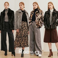 [KT알파쇼핑]22FW 룸나인 스탠카라 밍크 코트 1종