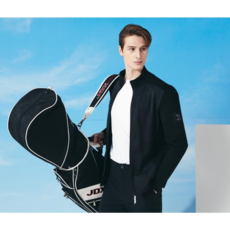 [ JDX 골프 ] 남성 춘추용 블랙 스윙 니트 점퍼