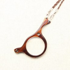  [보니엘]접이식 안경걸이루페-브라운 