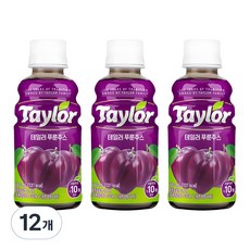 테일러 푸룬주스, 180ml, 12개 180ml, 12병