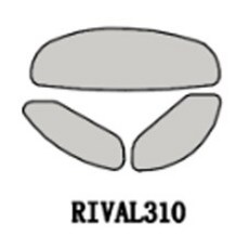 2 대/갑 타이거 게임 마우스 스케이트 마우스 피트 Steelseries 라이벌 100 300 106 600 700 Sensei 310 화이트 마우스 글라이드, for rival 310_2