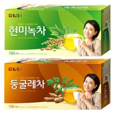 담터 티백차 현미녹차 150티 + 둥굴레차 150티