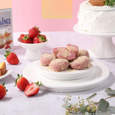 딸기찹쌀떡 바나나 생크림 과일생크림케익 찹쌀떡세트 1.2kg, 1개