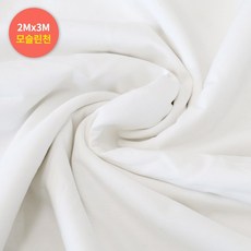 [시네트리] 크로마키 배경천 화이트 200X300cm 모슬린천 하얀천, 1개