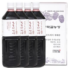 복분자 진액 원액 즙 1L x 4병 [고창동막골농장], 4개