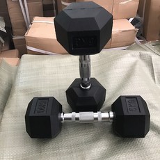 헬 스 장 아령 남성 여성 용 비닐 중량 육각 아령 50kg 10kg 20kg 고정 아령 - 한 마리 5kg