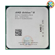CPU AMD Athlon II X4 641 2.8GHz 쿼드 코어 프로세서 AD641XWNZ43GX 소켓 FM1, 한개옵션0
