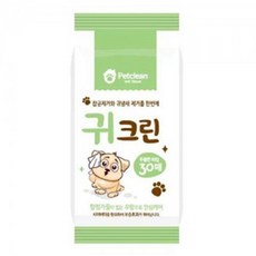 멍냥이 귀냄새 제거용 물티슈 30매 6개 A112191 애견