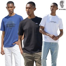 [에드하디] 남성 시그니처 아트웍 티셔츠 3종택1
