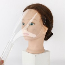 헤어 스프레이 투명 페이스 가드 헤어스타일링도구 셀프헤어 헤어용품 셀프미용, 1개