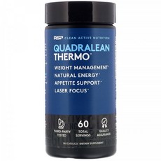 RSP Nutrition QuadraLean 써모 제 캡슐 180정