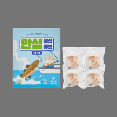 퍼기 생선큐브 안심 명태큐브, 30G 4개