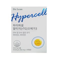 닥터린 하이퍼셀 rTG 알티지 오메가3 30캡슐, 1개, 1202mg