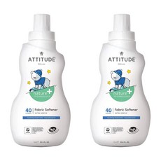 Attitude 에티튜드 유아 섬유유연제 캐모마일 40회분 33.8Fl.oz(1L) 2팩