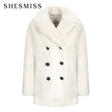 쉬즈미스 19FW 더블 브레스트 부클 하프 코트 SSUCTJ42400 IV
