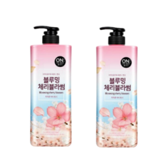온더바디 꽃향 바디워시, 900g, 체리블라썸, 2개