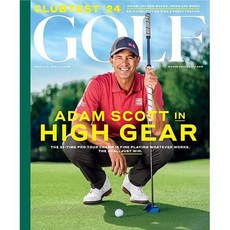 Golf Magazine Usa 2024년3월호 (미국 골프 잡지 단계별 기술 월드매거진) - 당일발송