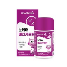 굿앤키즈 눈케어베타카로틴90정, 1세트