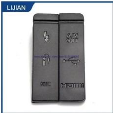 USB 고무 뚜껑 문짝 HDMI 호환 마이크 캡 인터페이스 커버 캐논 EOS 5D Mark II 디지털 카메라 수리 부품