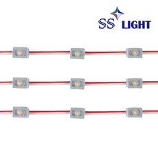 SS라이트 LED 미니 1구모듈 1묶음 100개, 0.32W 전구색 3000K