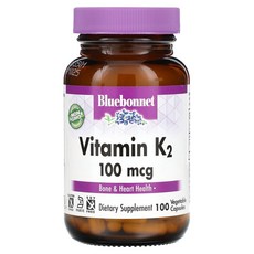 블루보넷 비타민 K2 100 mcg 베지캡슐, 1개, 100정
