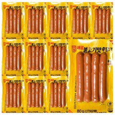[다만세푸드] 한성 매콤 불고기맛 후랑크 80g x 12개