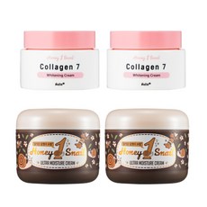 넬라 허니원스네일 달팽이크림 2개+콜라겐7 화이트닝크림 2개, 1set, 1개