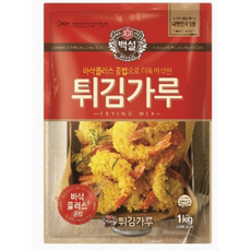 도매 업소용 백설 튀김가루 1kg 10봉, 10개