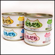 OT 토모다찌 참치 고양이 간식 사료 80g 24개 콤보, OWTD 1
