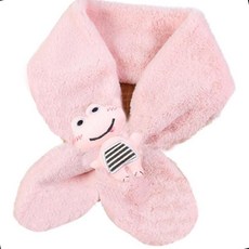 아동 겨울용 목도리 귀여운 캐릭터 보온 기모안감 부드러운 포근한 체크무늬