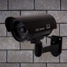 코코로우 방범용 CCTV 실외용 더미 페이크 모형 감시 카메라, 블랙 - ids-7204hqhi-m1-s