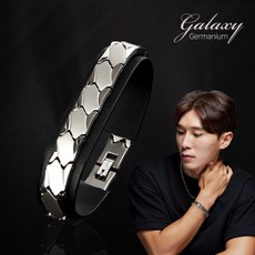  갤럭시헬스케어 게르마늄 건강팔찌 네오 프리미엄, 실버, S, 1개 
