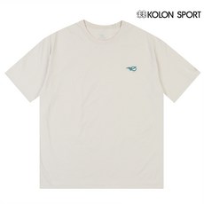 코오롱스포츠 KOLON SPORT 남녀공용 로프와펜 라운드 티셔츠 TLTCM24605OAT 259190