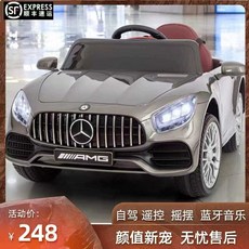 다판다몰 유아전동차 전동차 전동카 어린이 벤츠, 상세페이지 참고, 화이트 바디 +플라스틱 시트+전기 구동