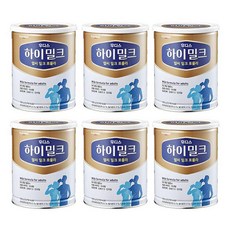 일동후디스 하이밀크 포뮬라600gx6캔 성인용 분유(어른 노인 실버 영양분유)