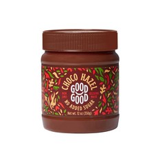 GOOD GOOD No Added Sugar Belgian Choco Hazel Sprea GOOD GOOD 무첨가 설탕 벨기에 초코 헤이즐 스프레드 - 천연 감미료가 들어간 초콜, 1개, 350g