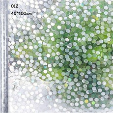 3D 무지개 효과 창 필름 개인 정보 보호 장식 안티 uv 비 접착 정적 집착 유리 스티커 홈 주방 사무실, 12 012