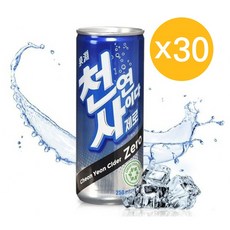 천연사이다 제로, 30개, 250ml