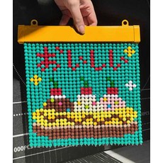 일본 감성 비즈발 인테리어 푸딩 소품 25X25cm