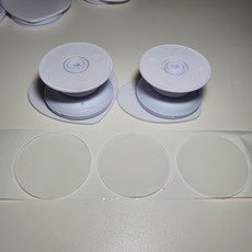 핸드폰 그립톡 재료용 스마트톡 재료용 우수한 접착력의 스티커 나노스티커, 3개 1set