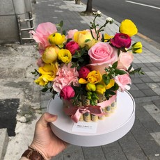 전남 광주지역만 가능 [생화] 플라워케이크(용돈가능)