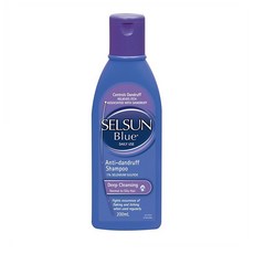 Selsun Blue 셀선 블루 딥 클렌징 안티 댄드러프 노멀 오일리 헤어 샴푸 200mL 4팩, 4개