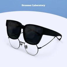 [당일배송] 스포츠 선글라스 안경위에쓰는 가벼운 편광 덮경 클립 골프 등산 러닝 여자 남자썬글라스 남녀공용