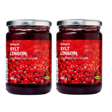 IKEA SYLT LINGON Lingonberry Jam 이케아 링곤베리잼 400g 2개