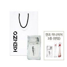 겐조 로 뿌르 팜므 EDT 30ml + 겐조미니 3종(랜덤) 쇼핑백, 1개 - 겐죠향수