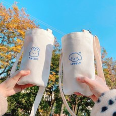 썸머오션 텀블러 미니 캔버스 크로스 에코백
