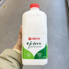 서울우유 서울 저지방우유 1.8L x 2개, 종이박스포장